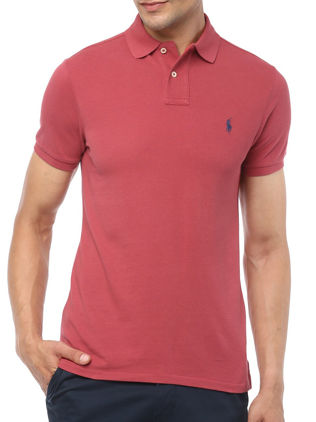 

Polo Ralph Lauren Men Red Polo Collar T-shirt
