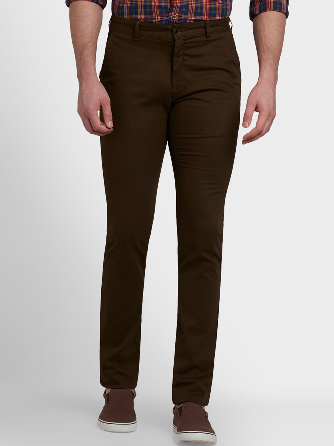 

ColorPlus Men Brown Trousers