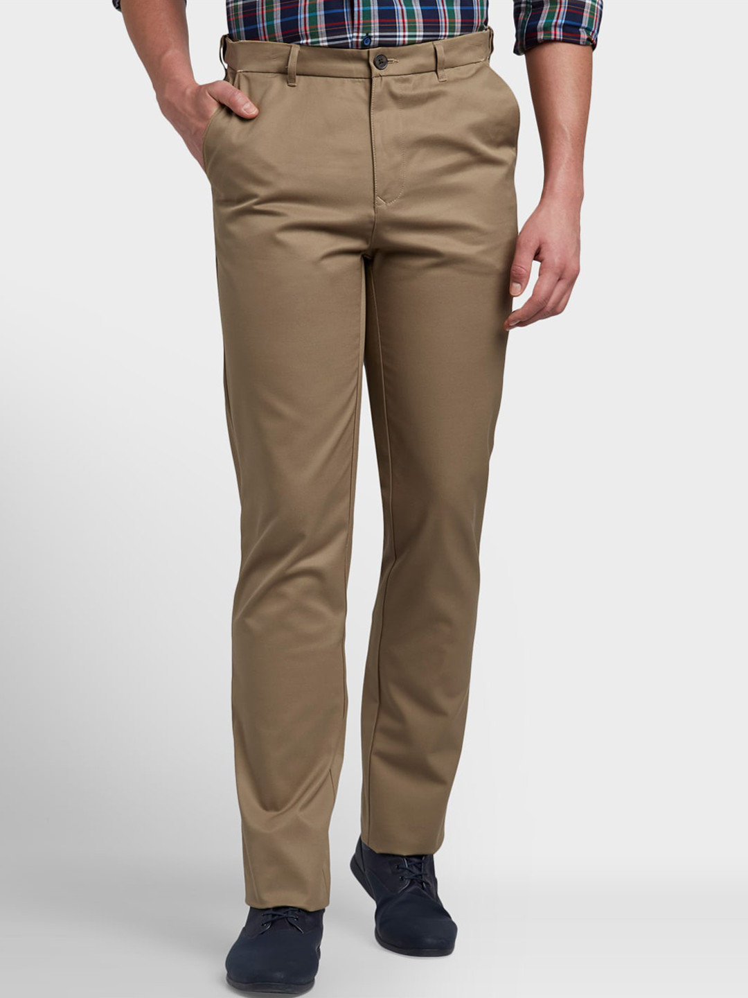 

ColorPlus Men Brown Trousers
