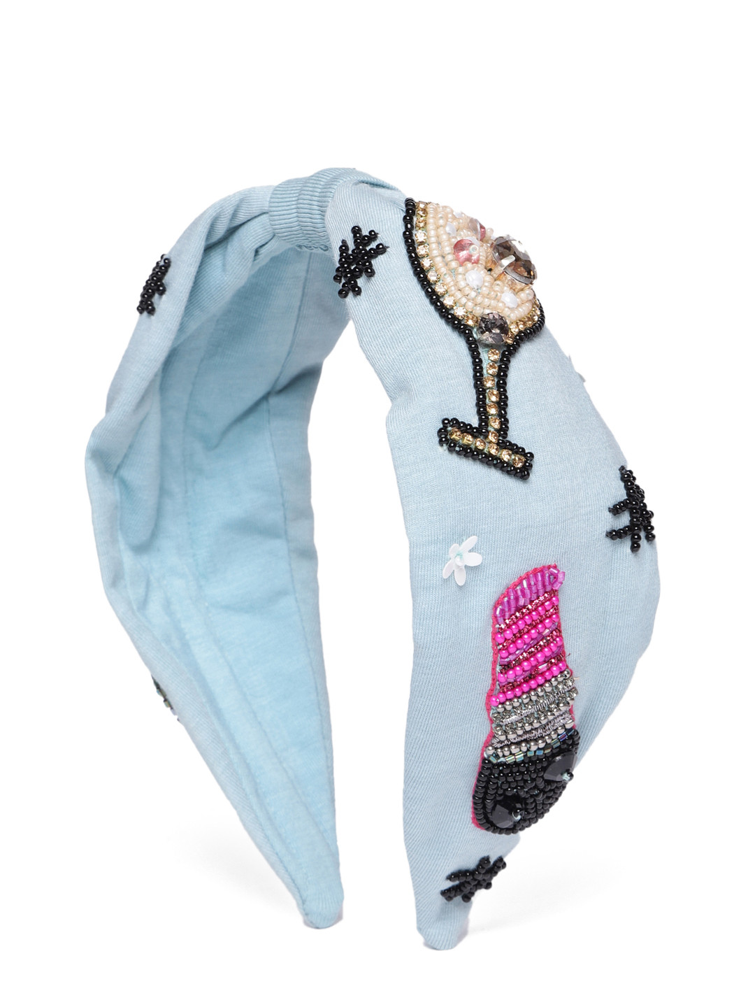 

Elaa Women Blue Perfume Embellished Hairband