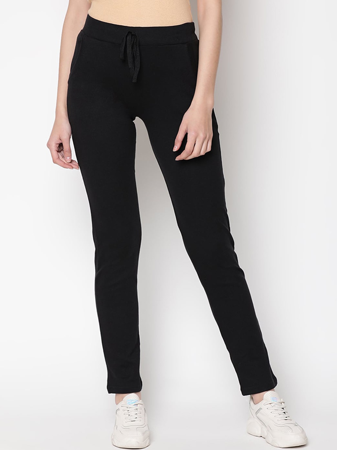 

V2 Value & Variety Women Black Track Pants