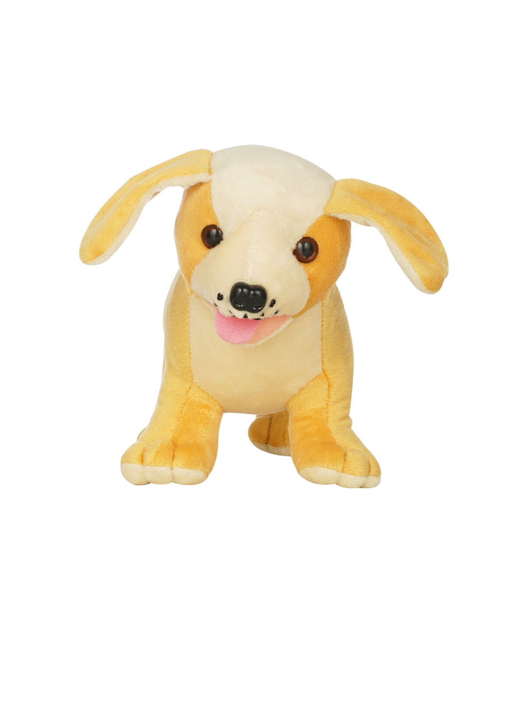 

DukieKooky Kids Yellow & White Pug Soft Toy, Brown