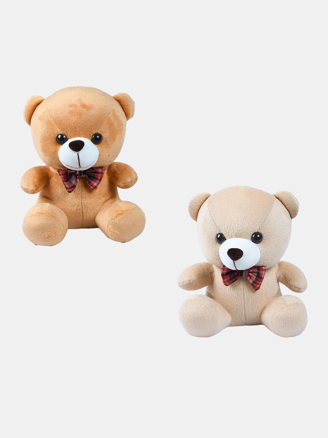 

DukieKooky Kids Pack Of 2 Teddy Bear Soft Toys, Cream