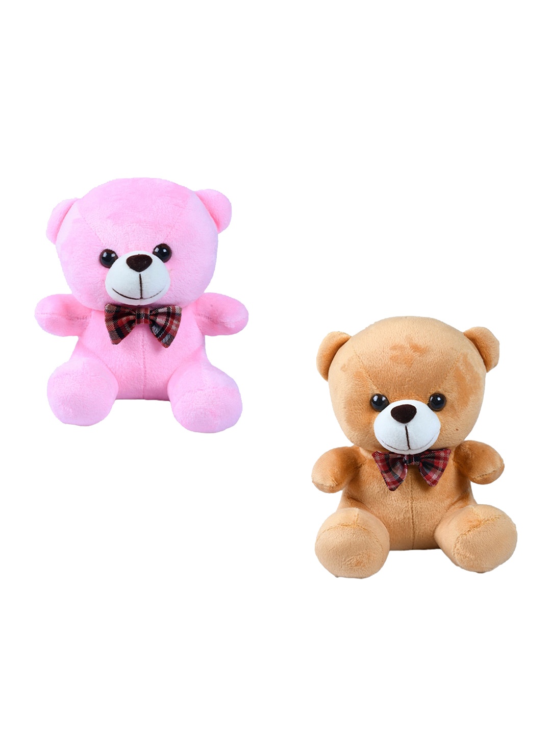 

DukieKooky Kids Multicoloured Pack of 2 Teddy Bear Soft Toys, Multi