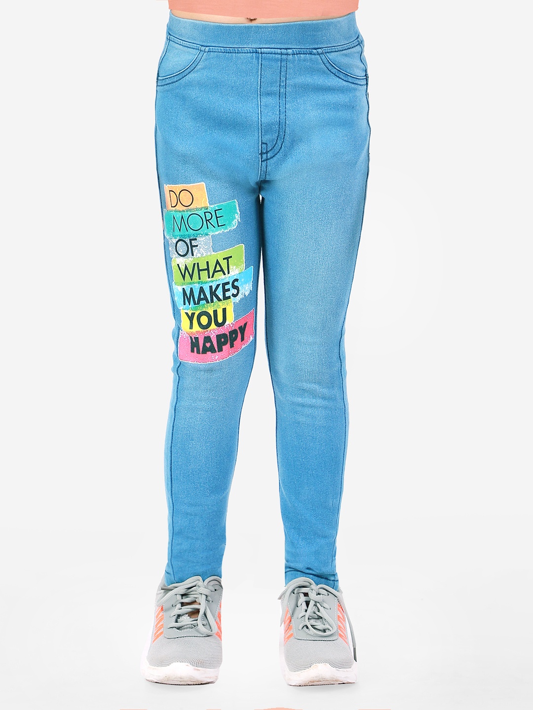 

Naughty Ninos Girls Blue Light Fade Stretchable Jeans