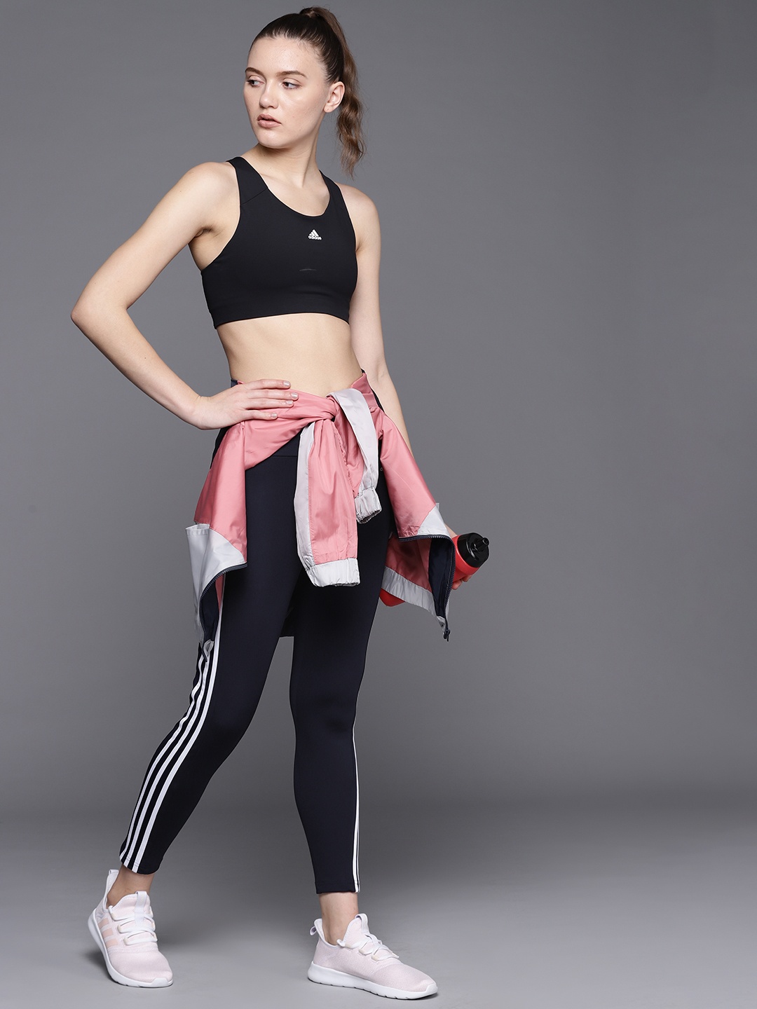 

ADIDAS Women Navy Blue Solid 3S 78 Training Tights