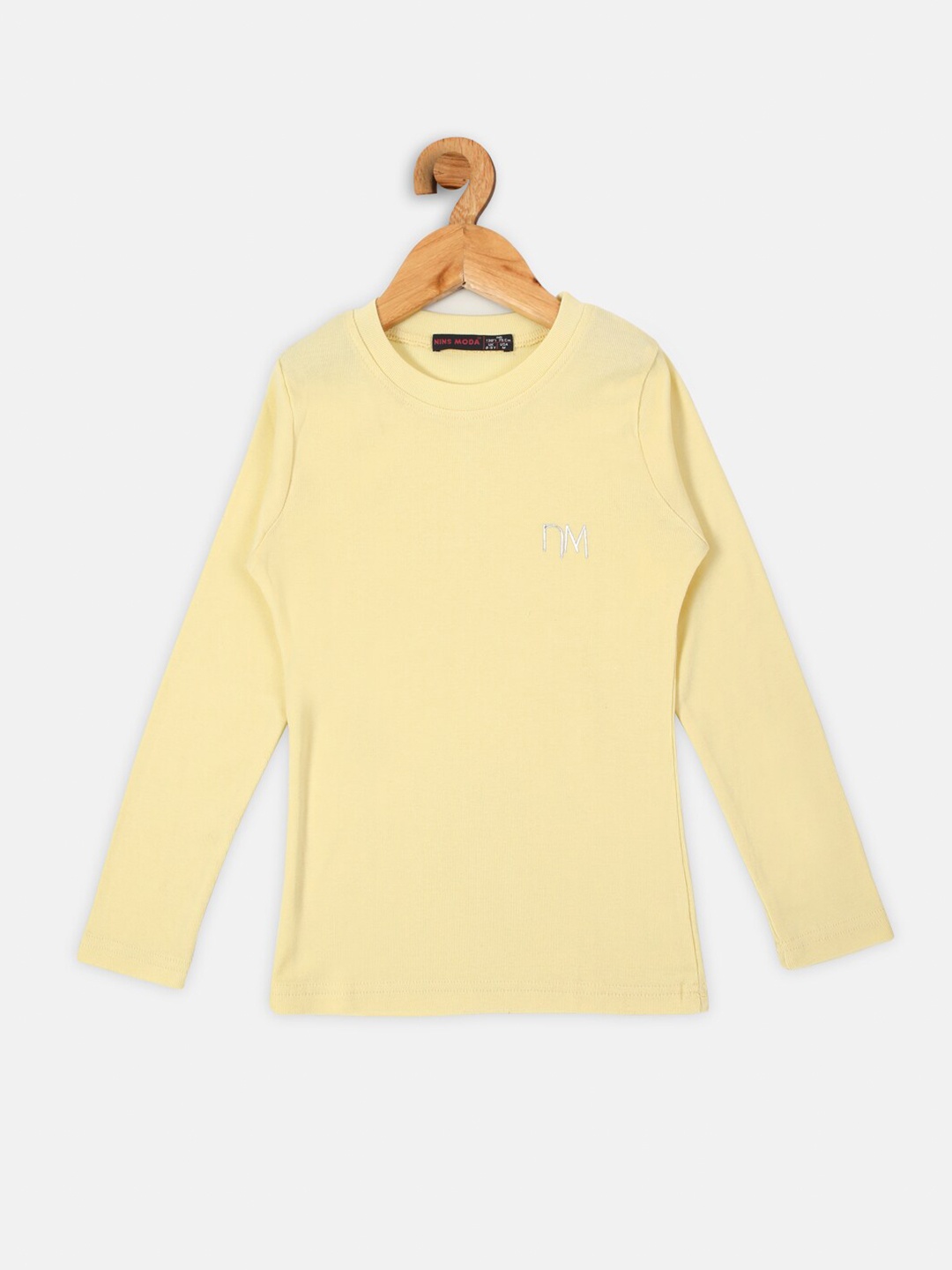 

Nins Moda Yellow Regular Top