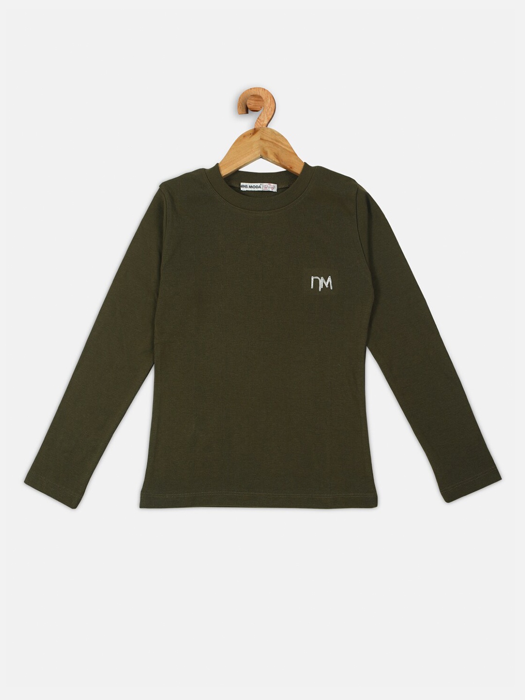 

Nins Moda Olive Green Prewinter Regular Top
