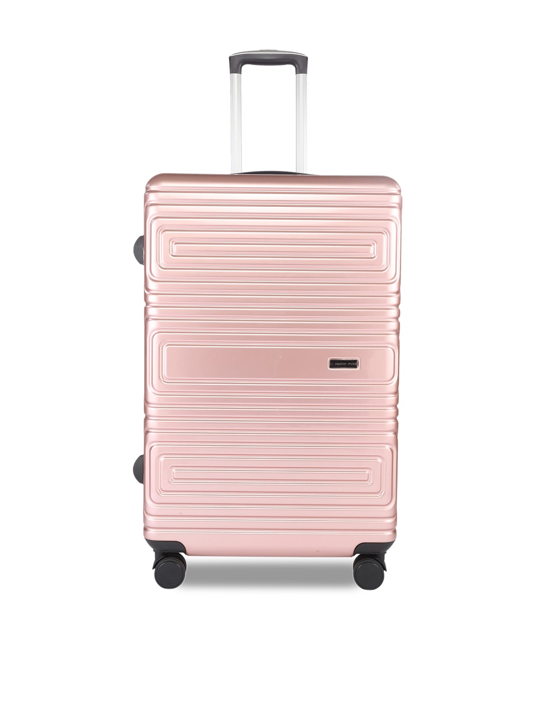 

Nasher Miles Dalhousie Textured Hard Large Trolley Bag - 75 cm, Pink