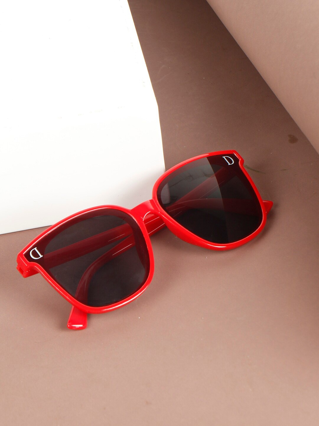 

PASSION PETALS Unisex Kids Black Lens & Red Full Rim Aviator Sunglasses 11-2redsunglasses