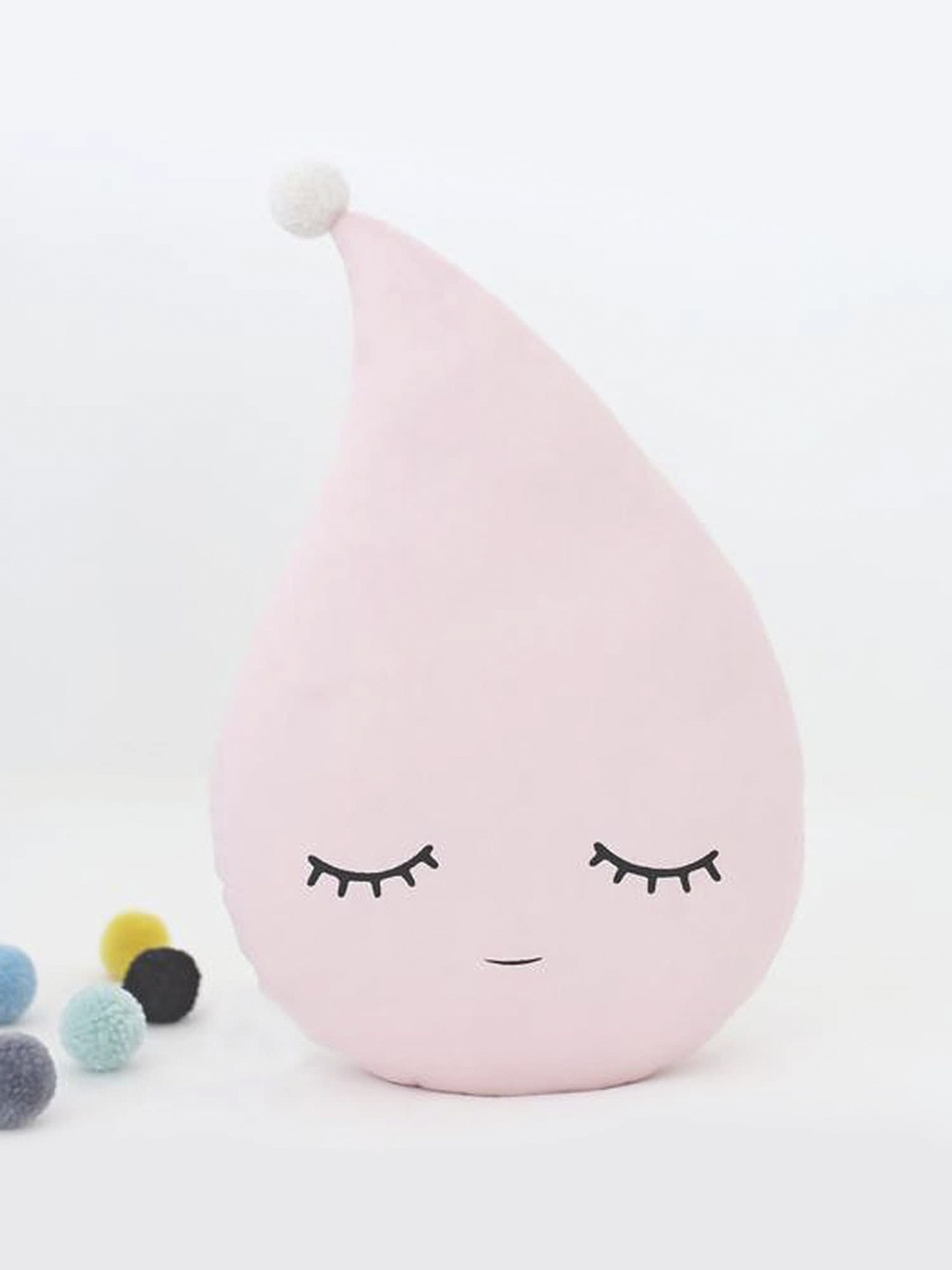 

STYBUZZ Kids Pink Rain Drop Shaped Cushion