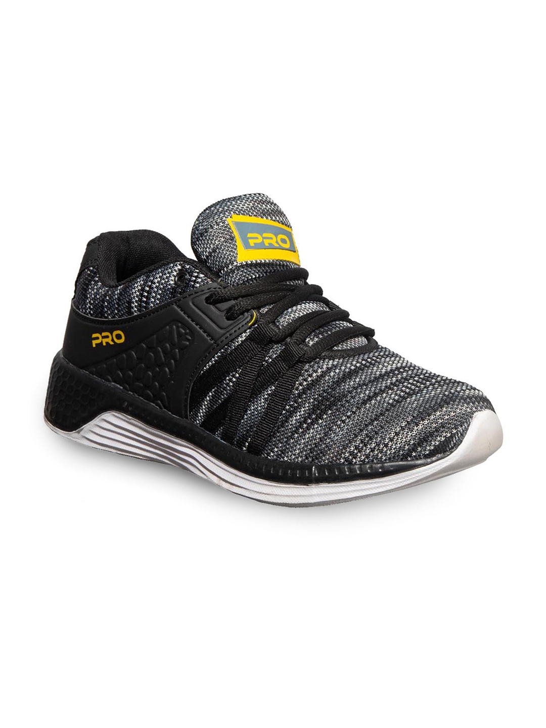 

Khadims Men Black Sports Sneakers