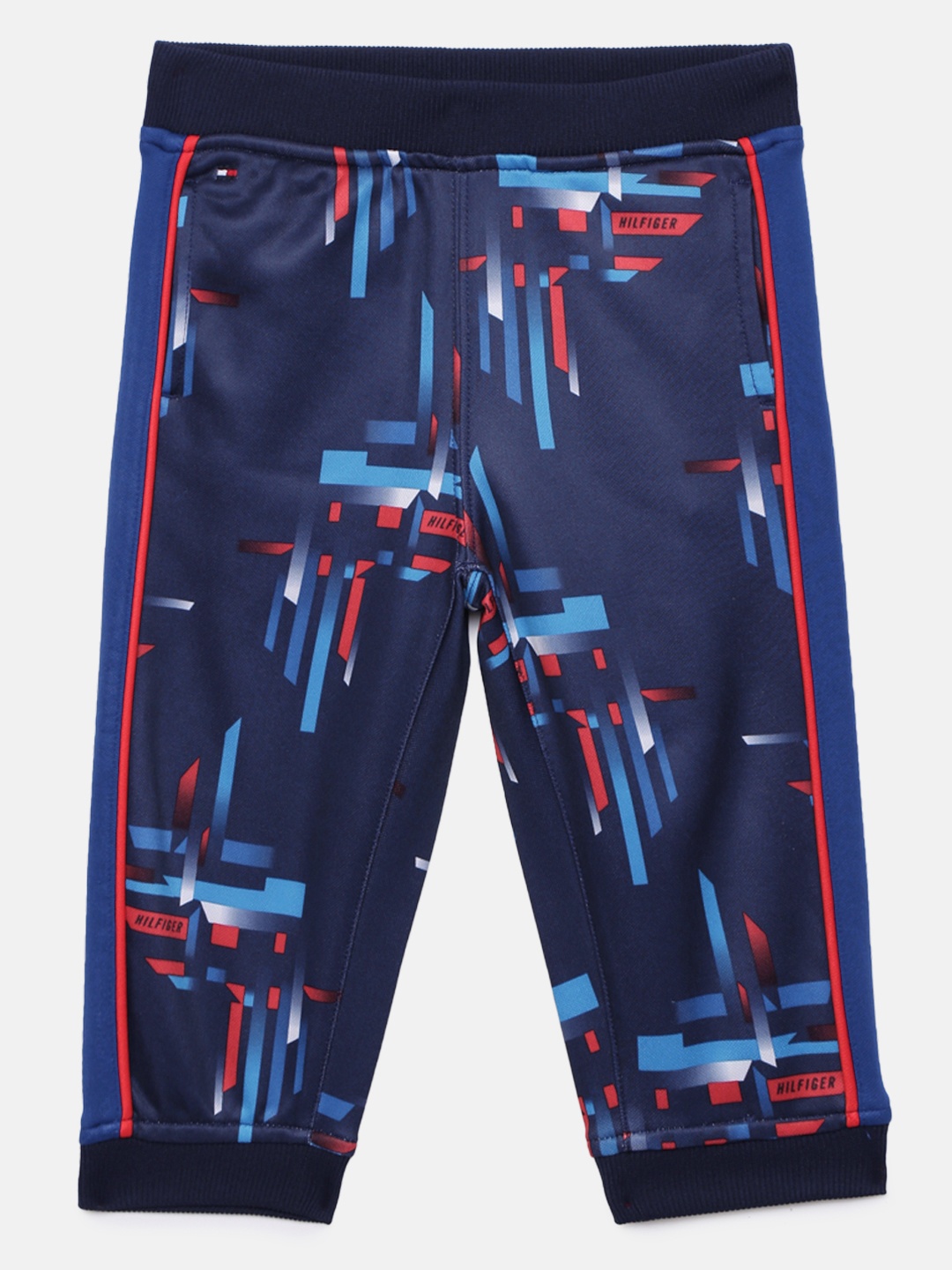 

Tommy Hilfiger Boys Navy Blue Printed Stewart Joggers