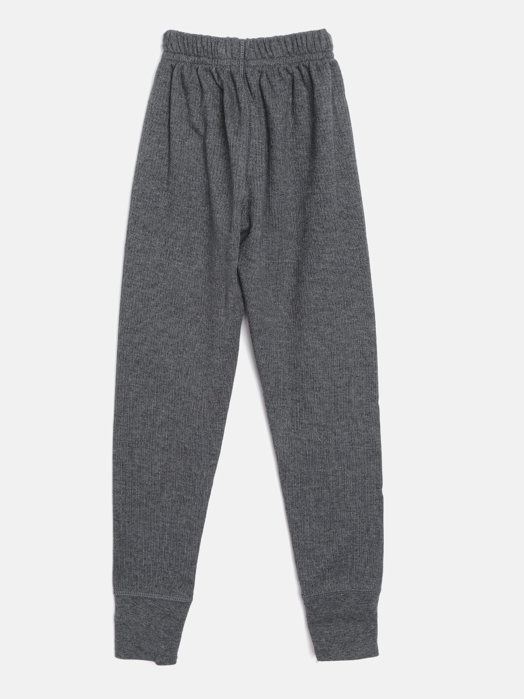 

Jockey Kids Charcoal Grey Combed Cotton Solid Thermal Bottoms