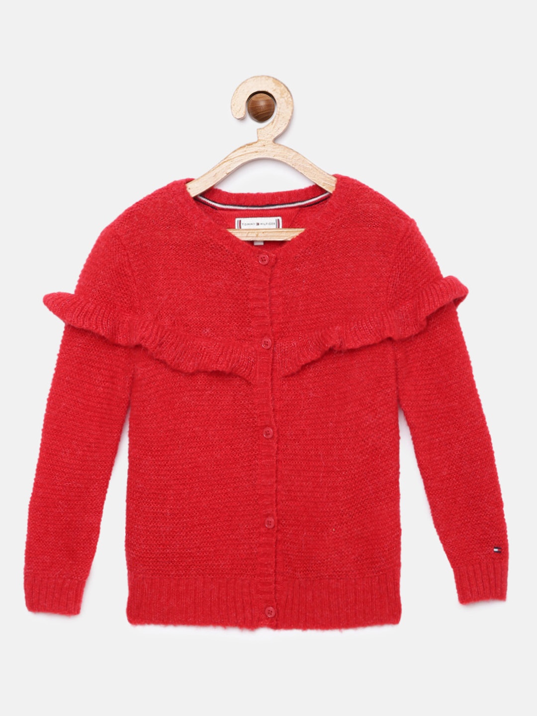 

Tommy Hilfiger Girls Red Cardigan