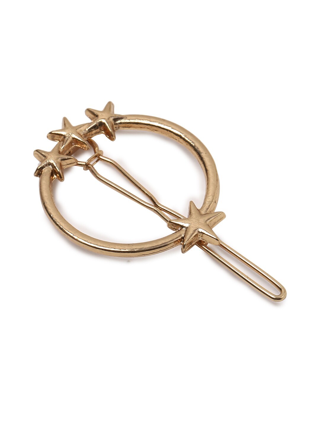 

FOREVER 21 Women Gold-Toned Star Detail Hairpin Hair Accessory