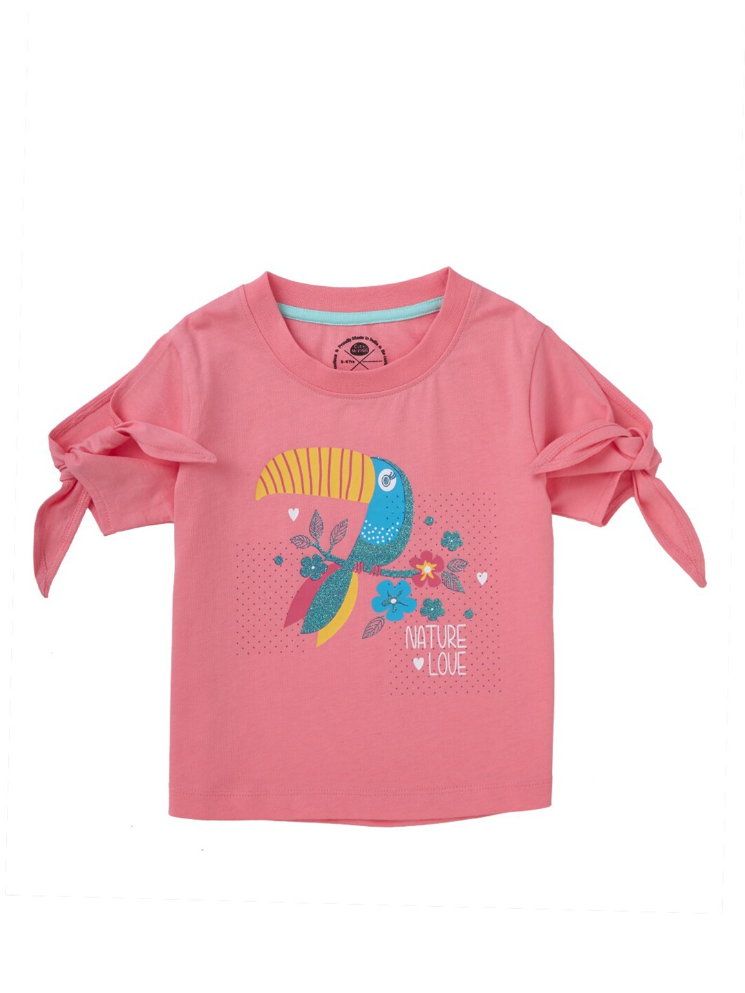 

Cub McPaws Girls Pink Printed T-shirt