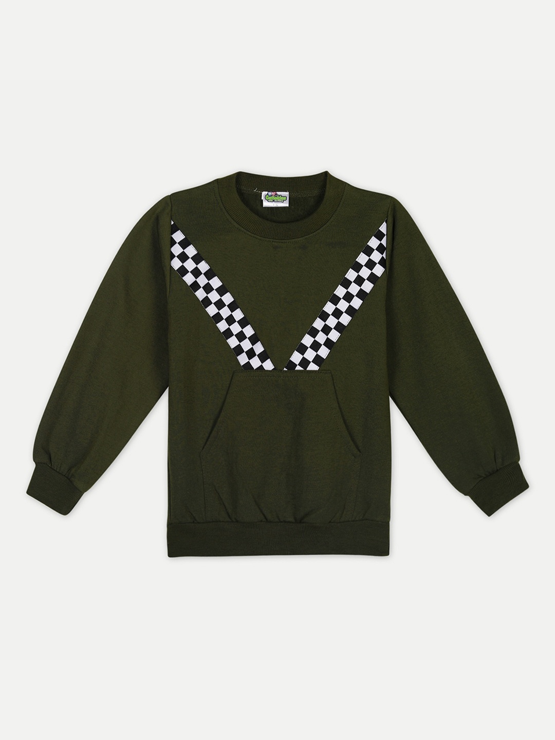 

Cutiekins Unisex Kids Green Printed Sweatshirt