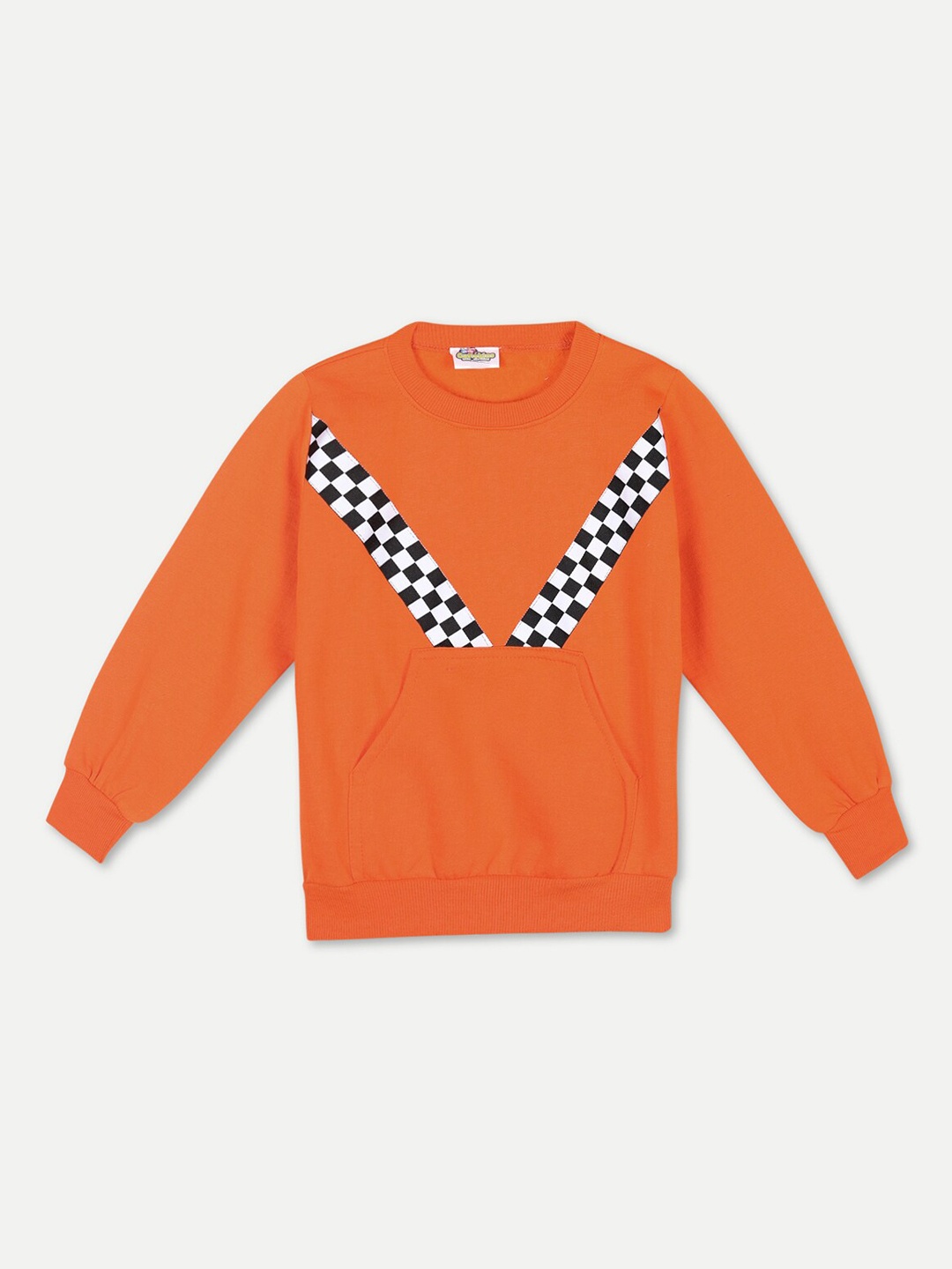 

Cutiekins Unisex Kids Orange Printed Sweatshirt