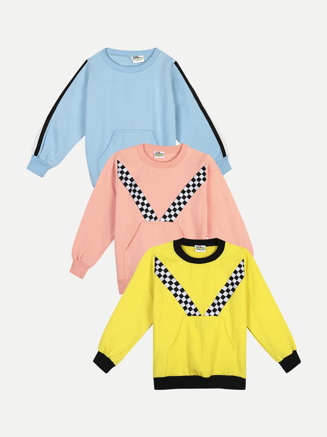 

Cutiekins Unisex Kids Turquoise Blue Printed Sweatshirt