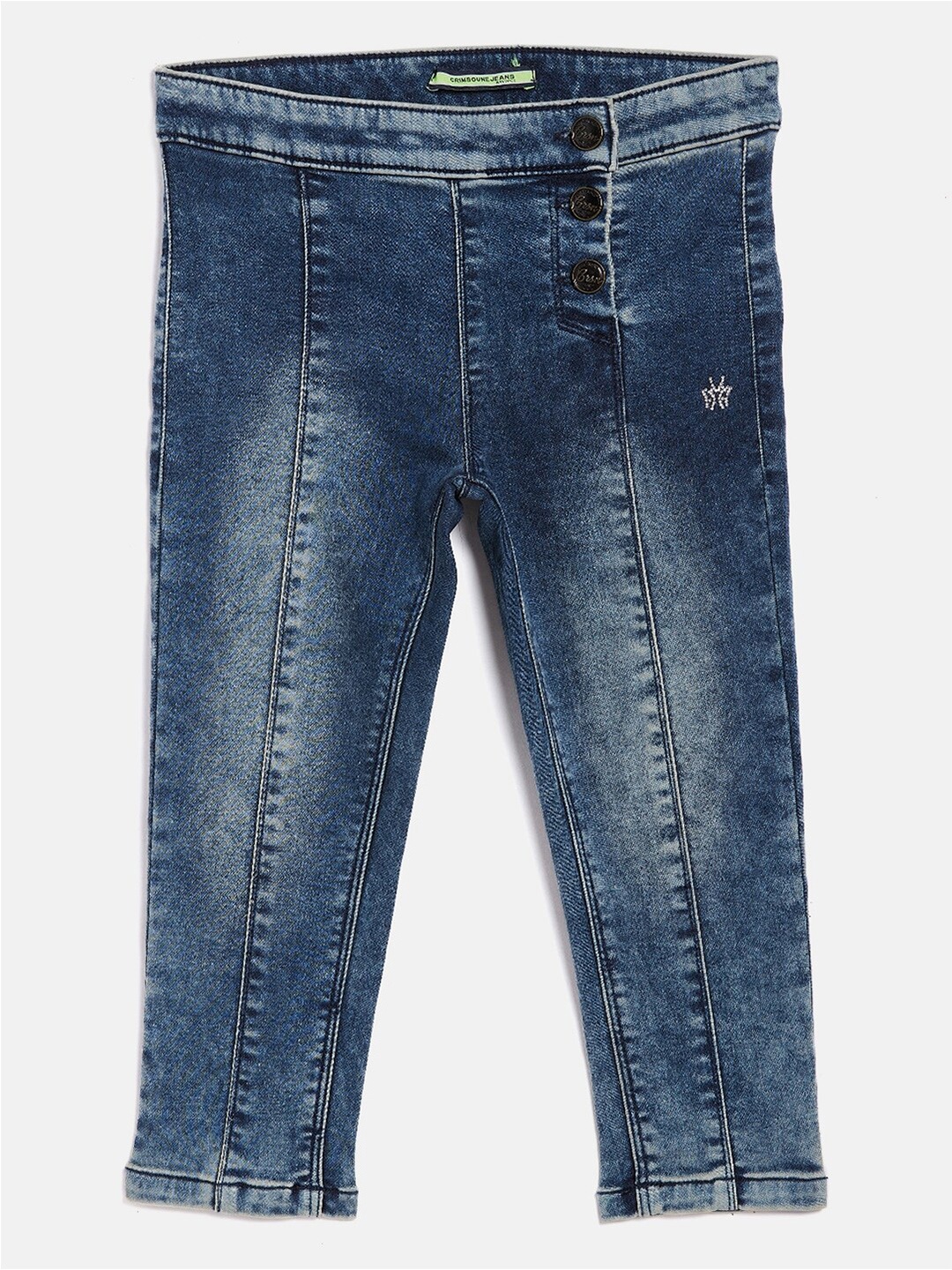 

Crimsoune Club Girls Blue Denim Capris
