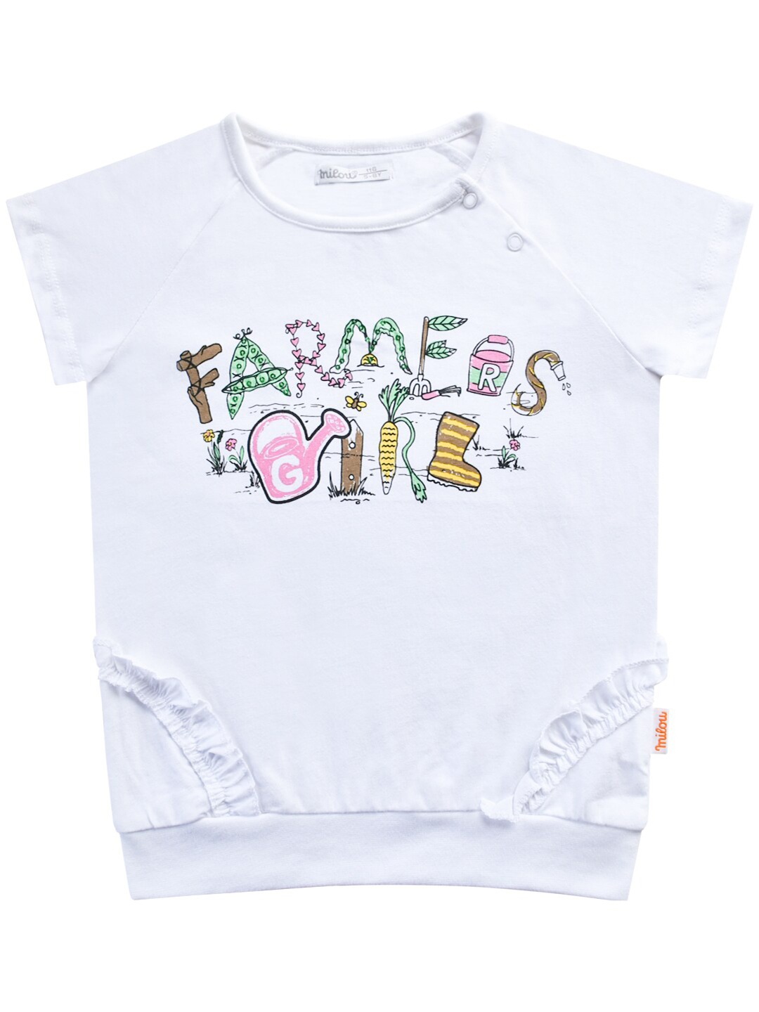 

milou Kids Girls White Top