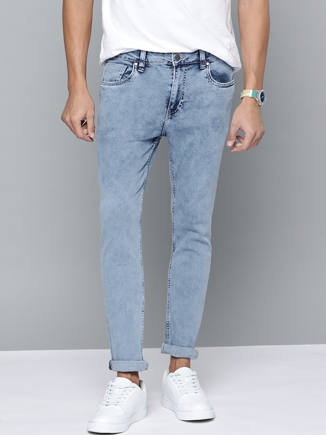 

Mast & Harbour Men Blue Skinny Fit Stretchable Jeans
