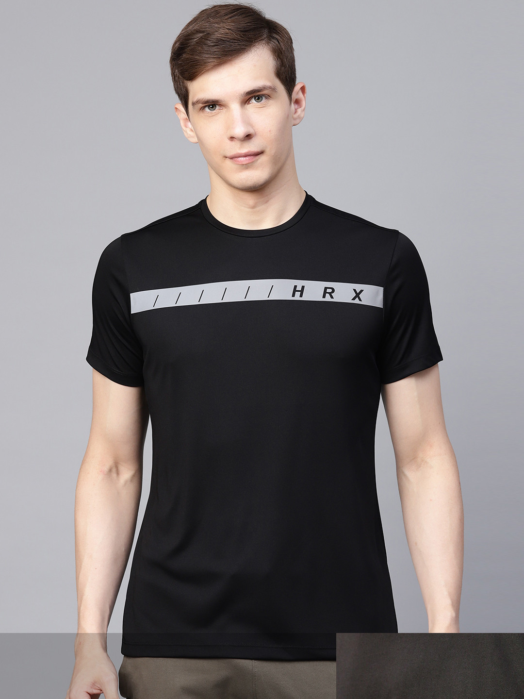 

HRX by Hrithik Roshan Men Pack of 2 Black Round Neck T-shirt