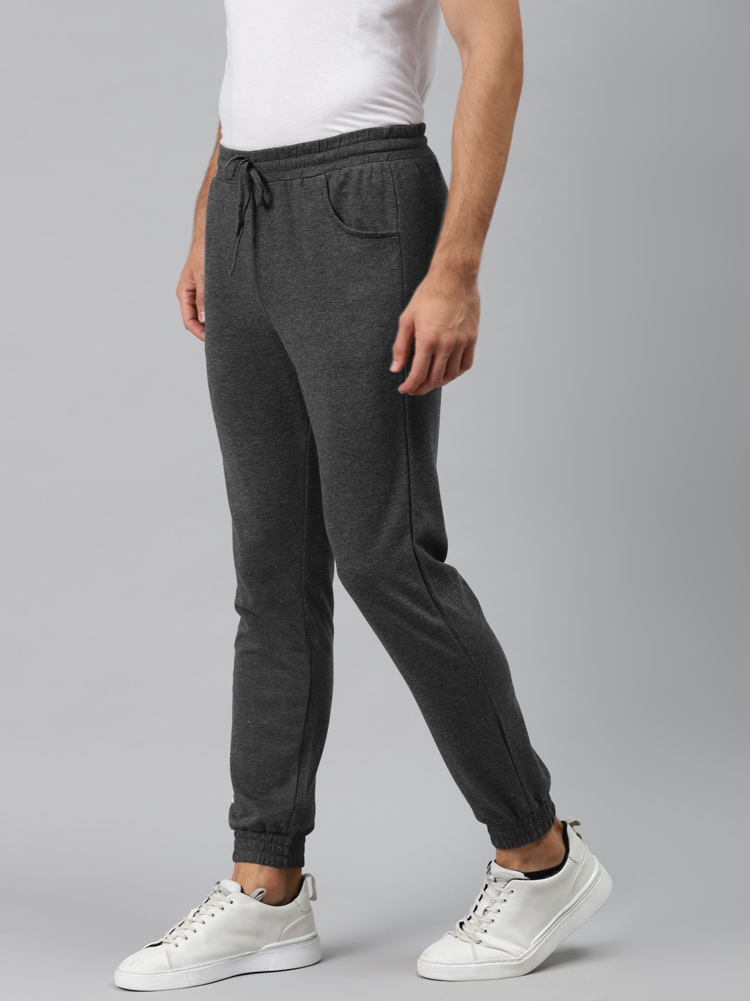 

Hubberholme Men Charcoal Printed Joggers