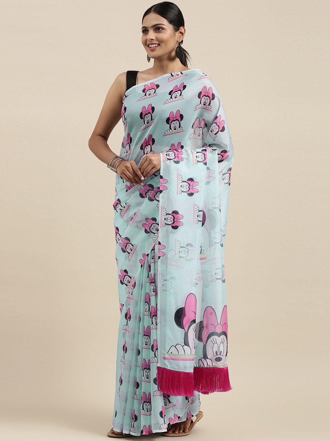 

VASTRANAND Blue Pure Silk Saree