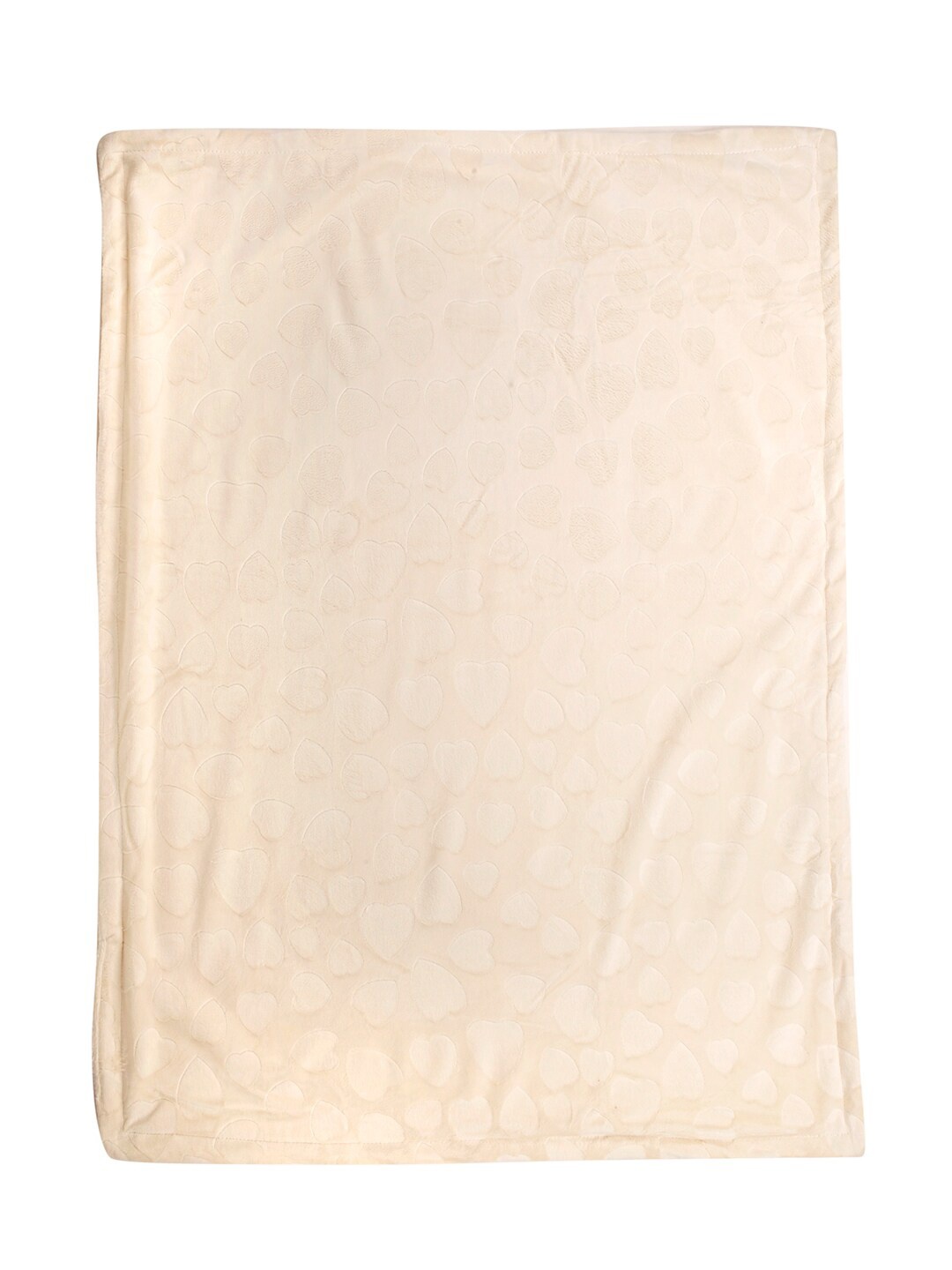 

Baby Moo Kids Cream-Coloured Mild Winter 210 GSM Single Bed Blanket