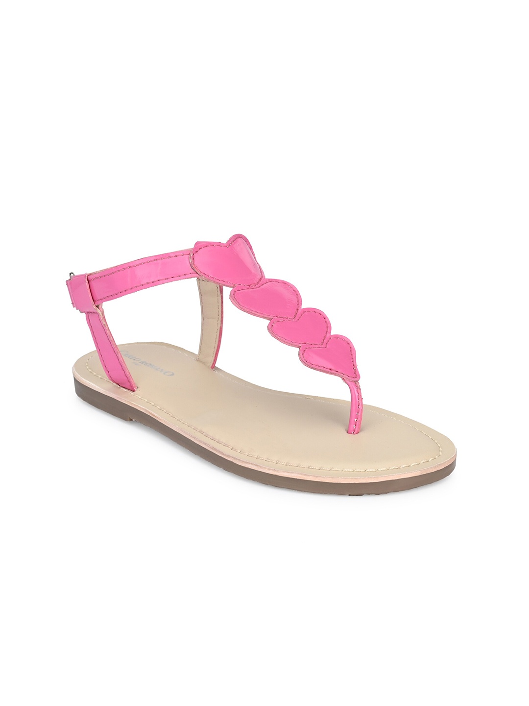 

CARLO ROMANO Women Pink T-Strap Flats