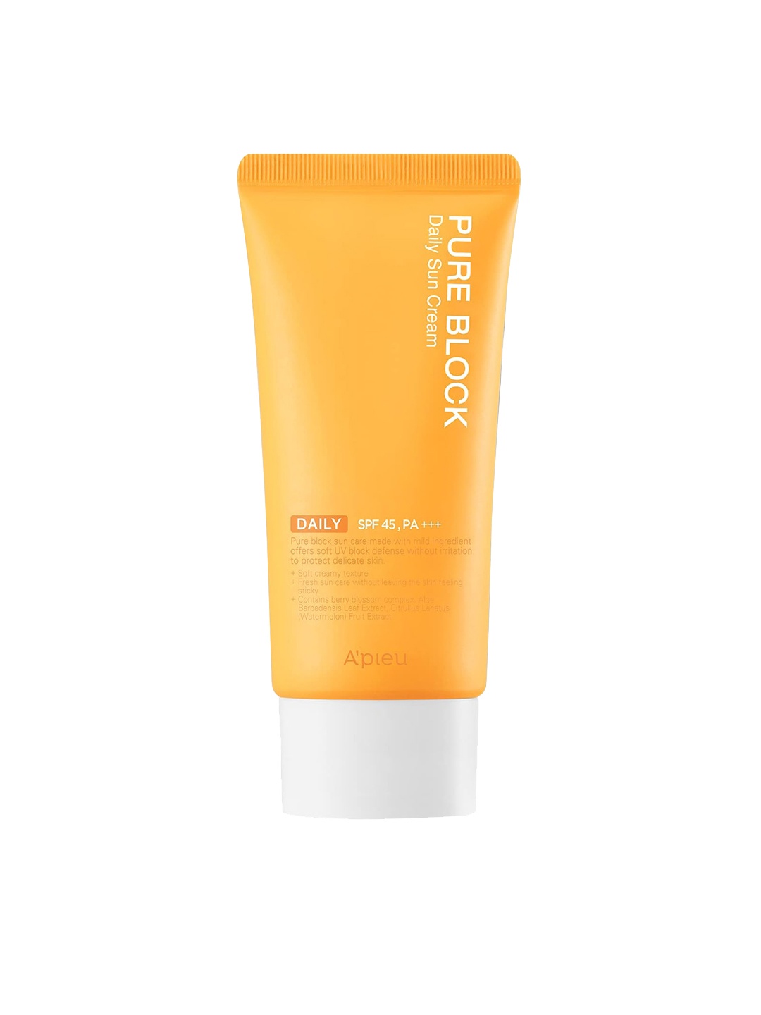 

Apieu Unisex Pure Block Daily Sun Cream, Orange