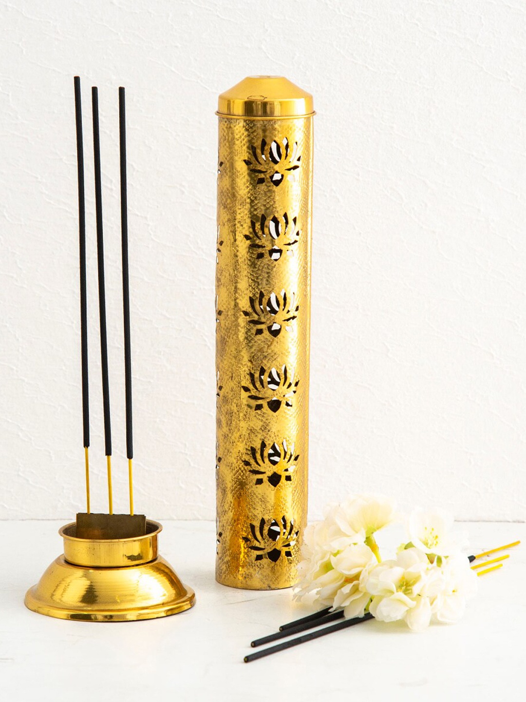

Homecenter Gold Metal Incense Holder