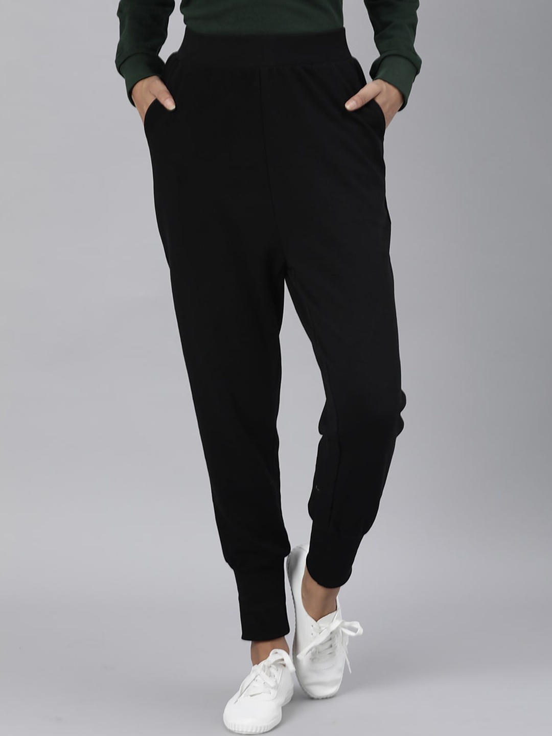 

RAREISM Women Black Solid Joggers