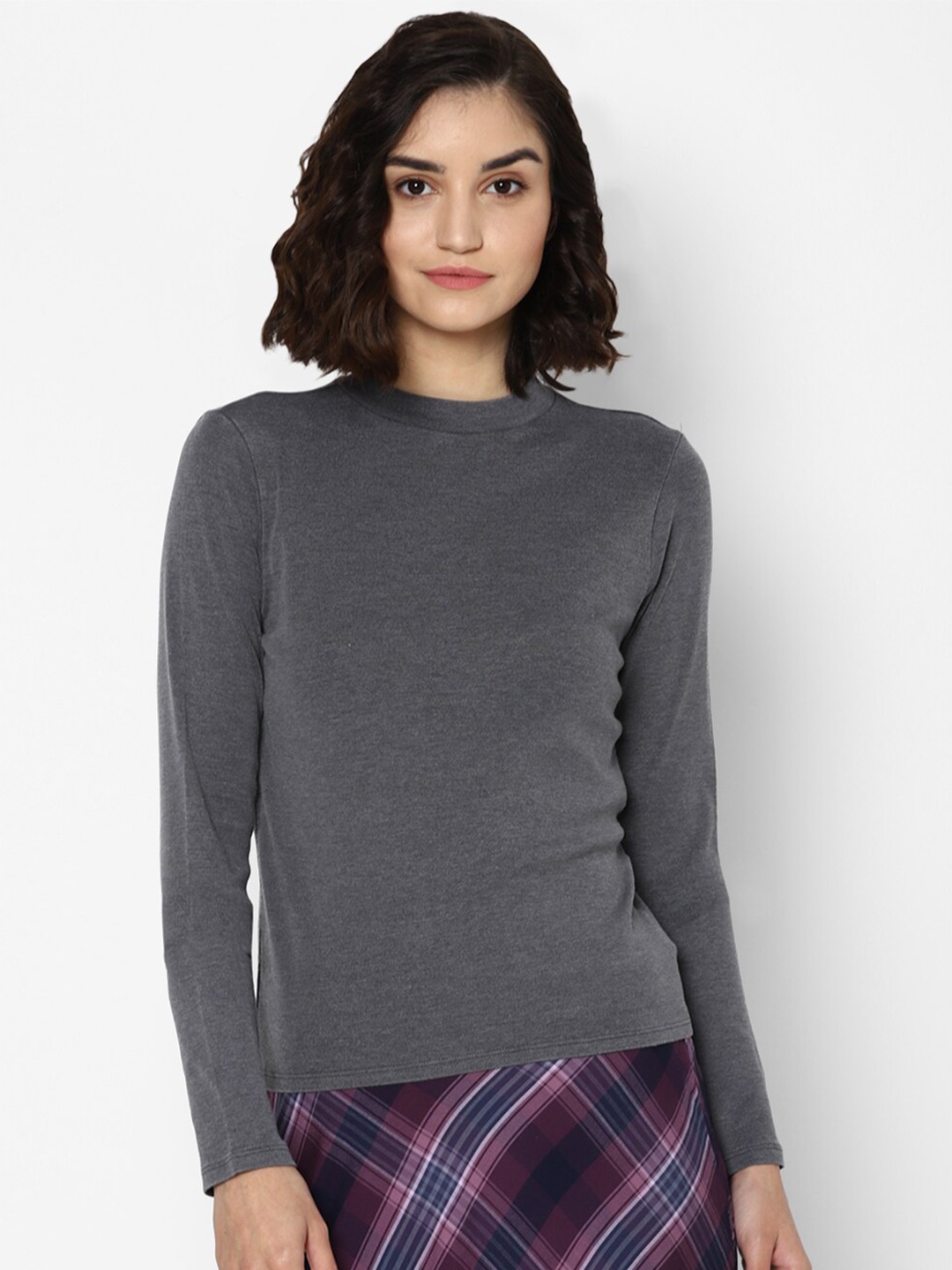 

AMERICAN EAGLE OUTFITTERS Women Grey T-shirt