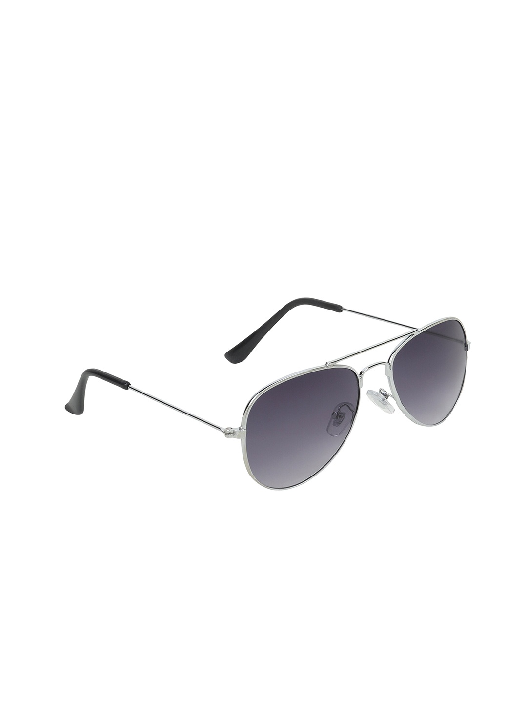 

Olvin Unisex Kids Grey Lens & Silver-Toned Full Rim Aviator Sunglasses OL451-08