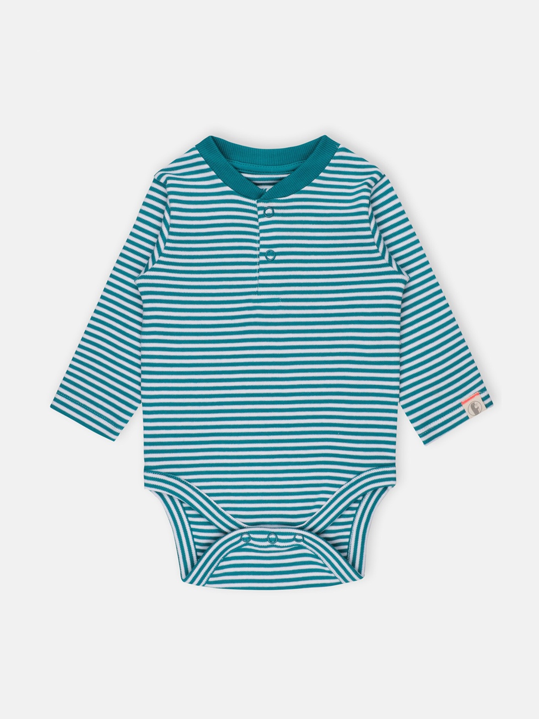 

Babysafe Infant Kids Green & White Striped Cotton Bodysuit