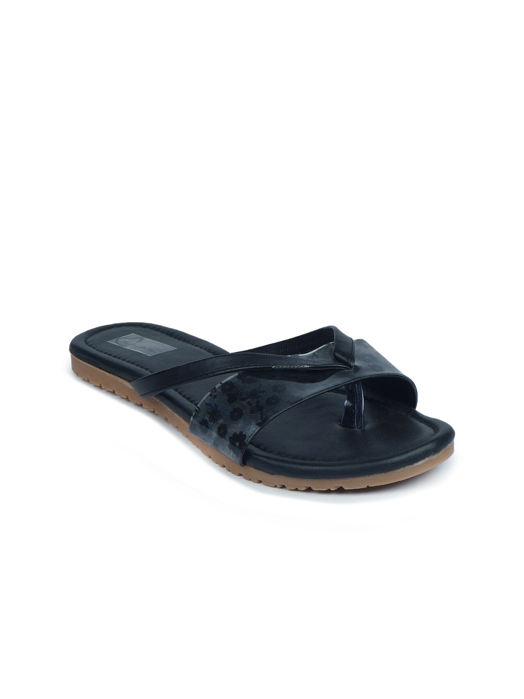 

The Desi Dulhan Women Black Open Toe Flats