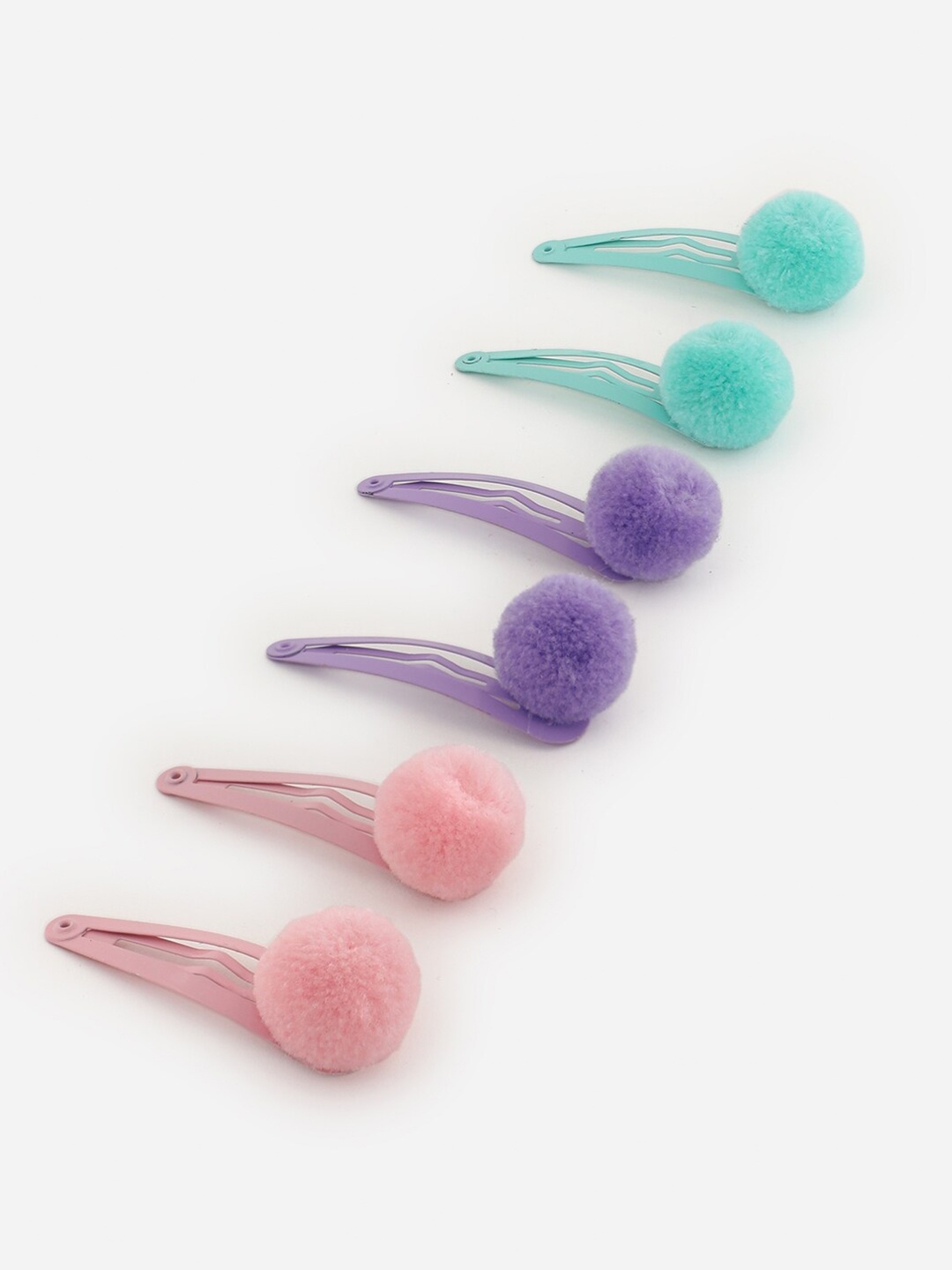 

Toniq Kids Girls Blue & Pink Set of 6 Tic Tac Hair Clip