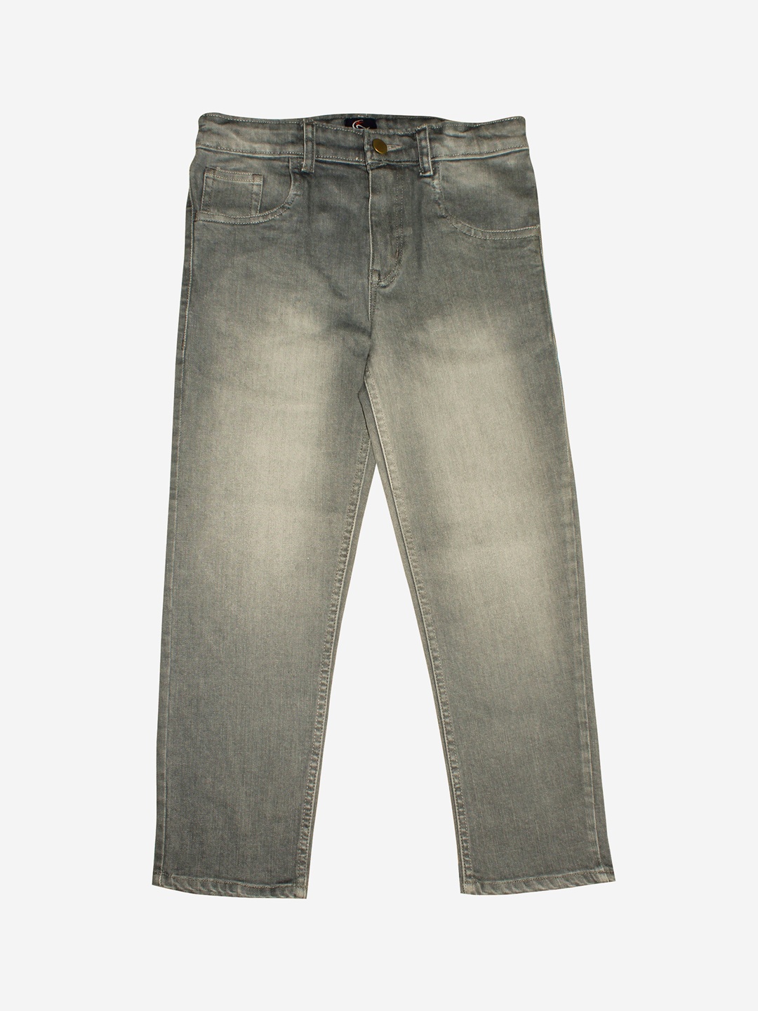 

KiddoPanti Boys Grey Heavy Fade Stretchable Jeans