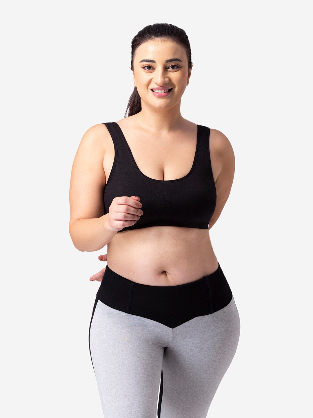 

Dermawear Black Workout Bra