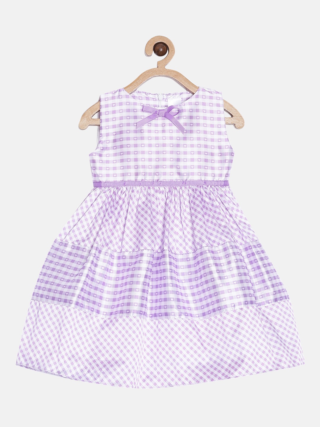 

Aomi Lavender Checked Dress