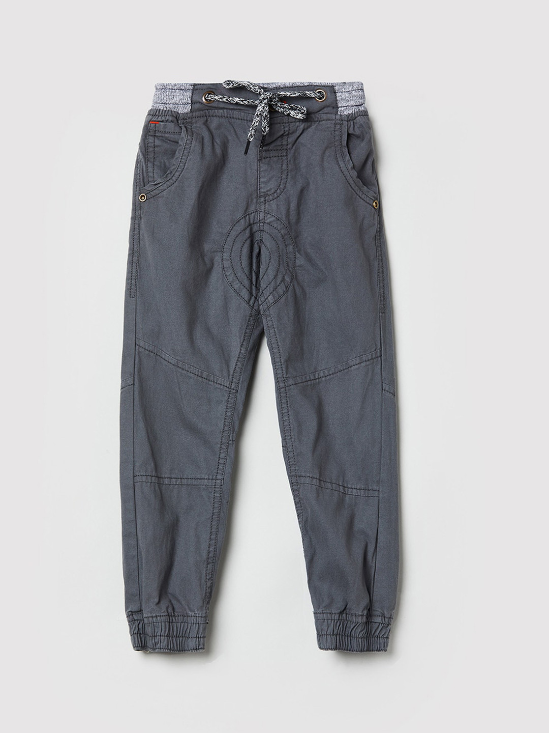 

max Boys Grey Joggers Trousers