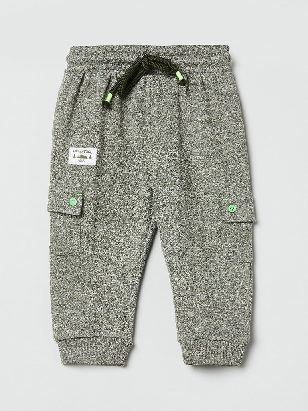 

max Boys Green Joggers Trousers