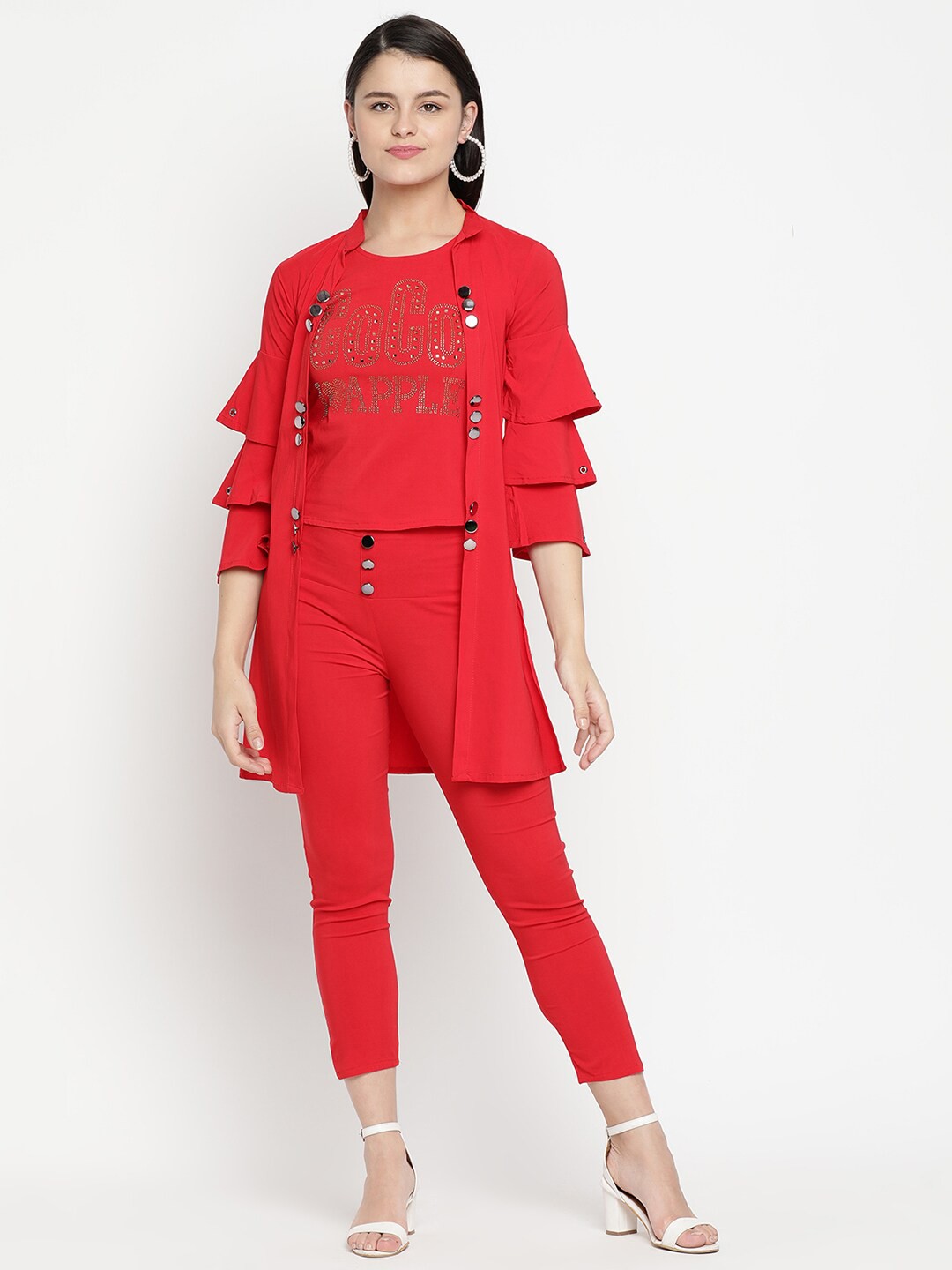 

V2 Value & Variety Red Regular Top