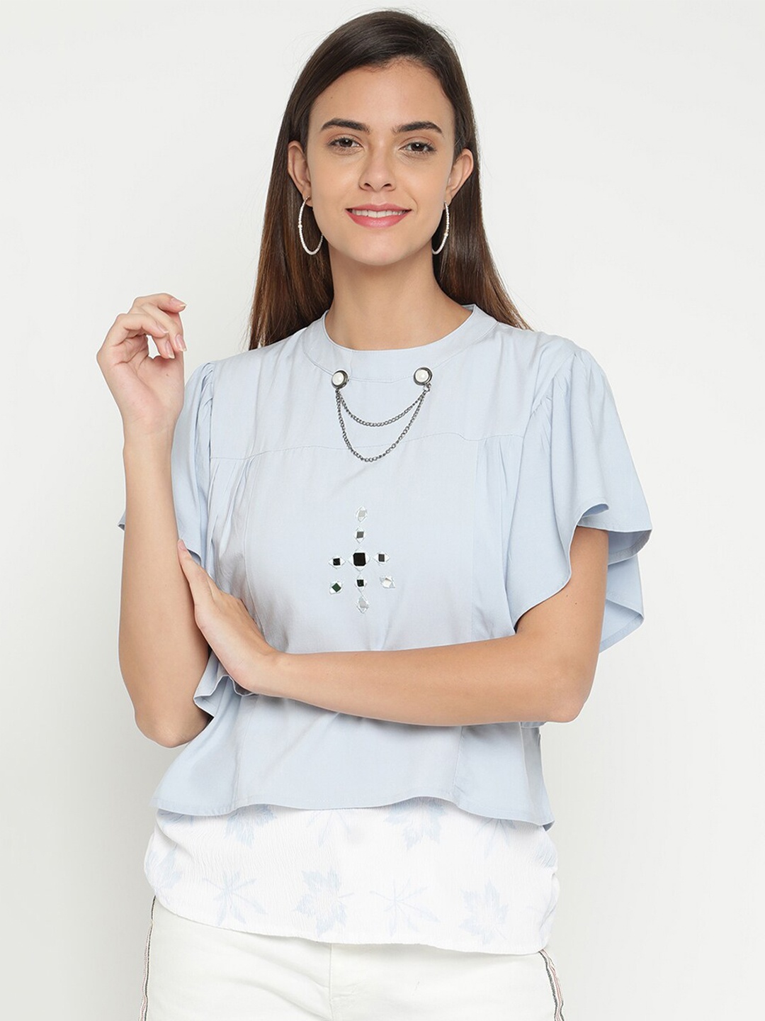 

V2 Value & Variety Blue Regular Top