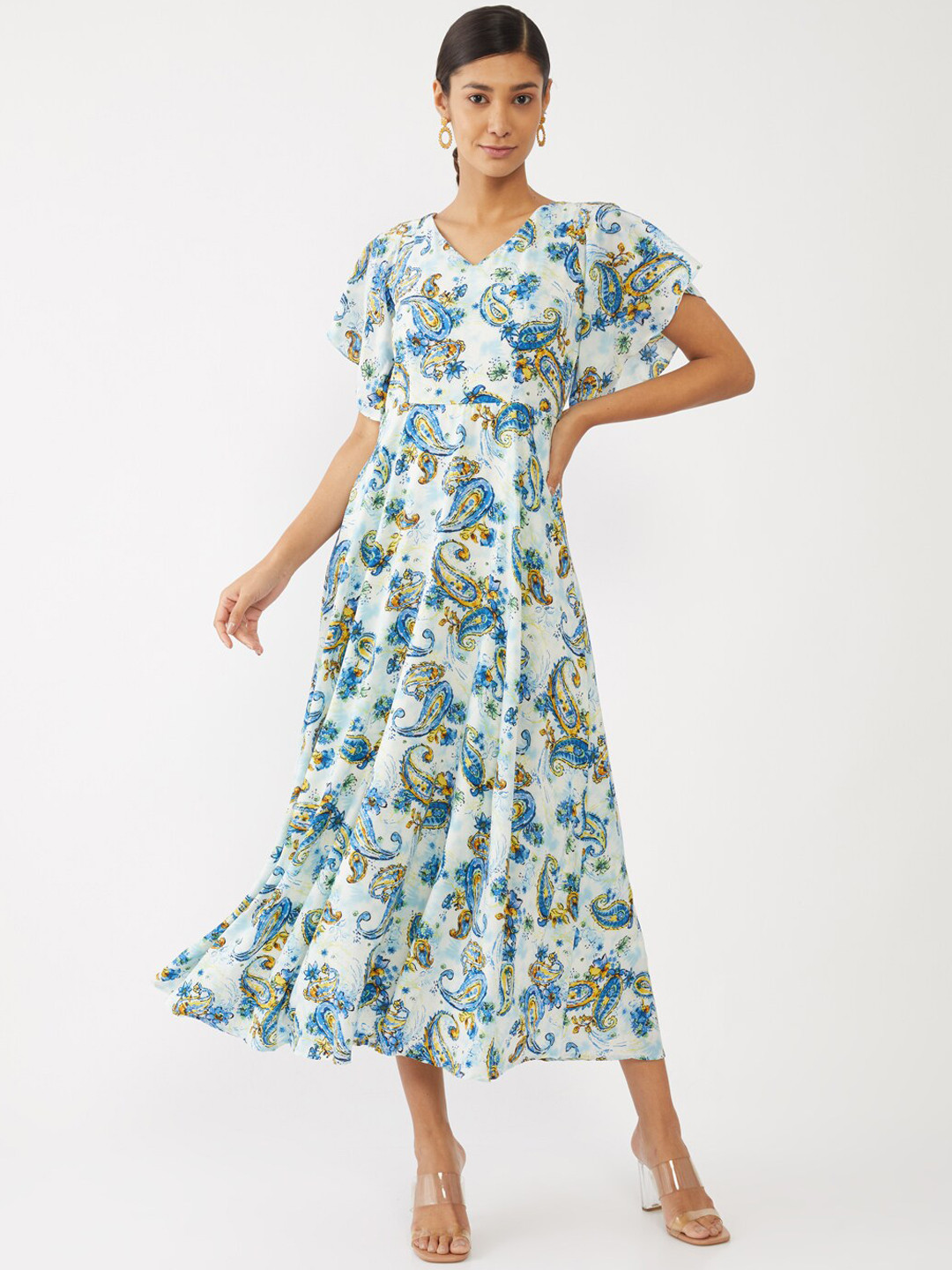 

Zink London White Floral Maxi Dress
