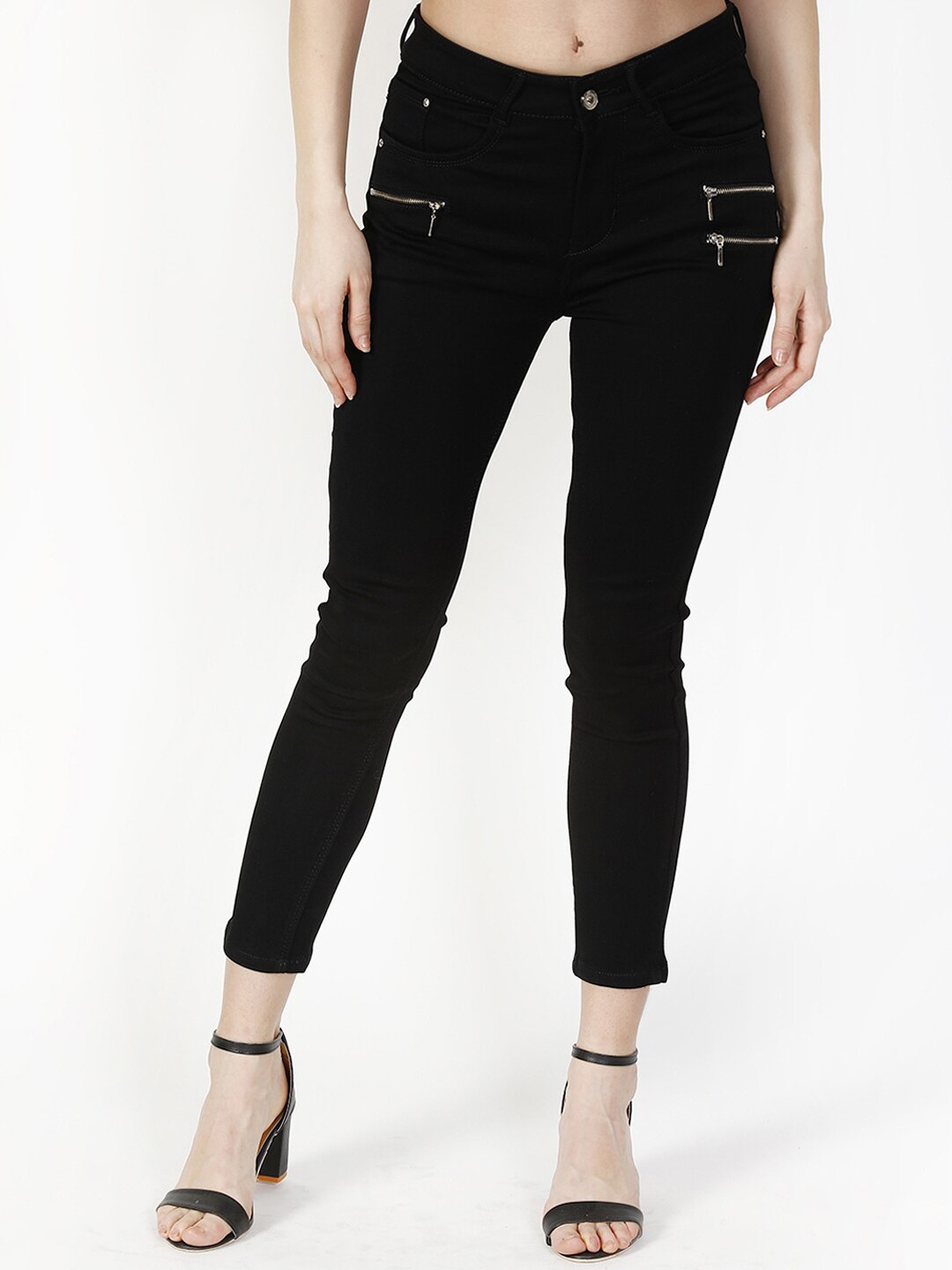 

V2 Value & Variety Women Black Slim Fit Jeans
