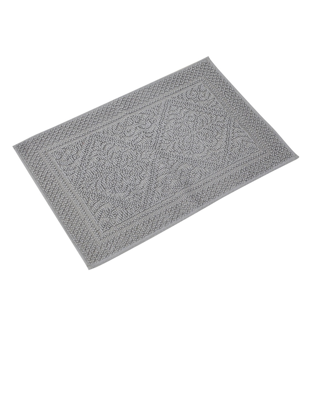 

Home Centre Grey Corsica Textured Cotton Bath Mat